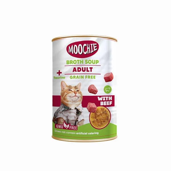 Moochie Et Suyu İçerisinde Dana Etli Çorba Yetişkin Kedi Ödülü