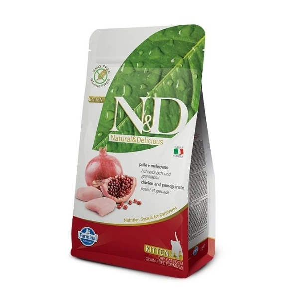 N&D Prime Tavuk ve Narlı Yavru Kedi Maması - 50 Gr