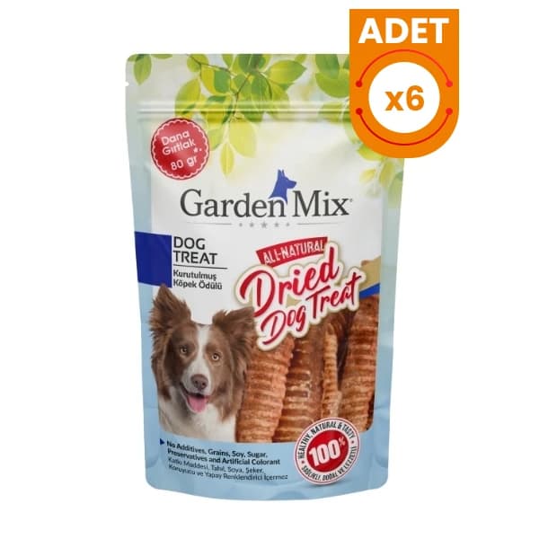 Garden Mix Kurutulmuş Dana Gırtlak Köpek Ödül Maması