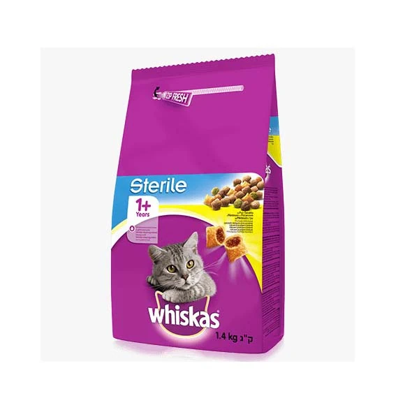 Whiskas Tavuklu Kısırlaştırılmış Kedi Maması - 1.4 Kg