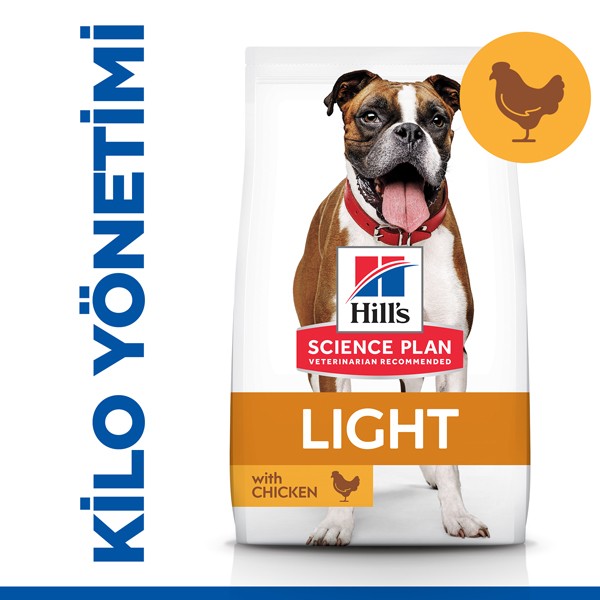 Hills Adult Light Medium Tavuklu Yetişkin Köpek Maması