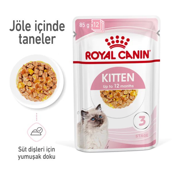 Royal Canin Kitten Jelly Pouch Yavru Konserve Kedi Maması