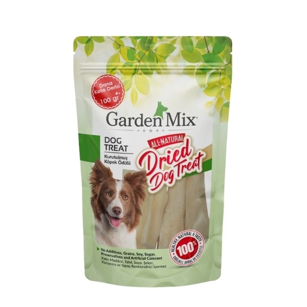 Garden Mix Kurutulmuş Dana Kelle Derisi Köpek Ödül Maması