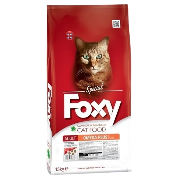 Foxy Omega Plus Balıklı Yetişkin Kedi Maması