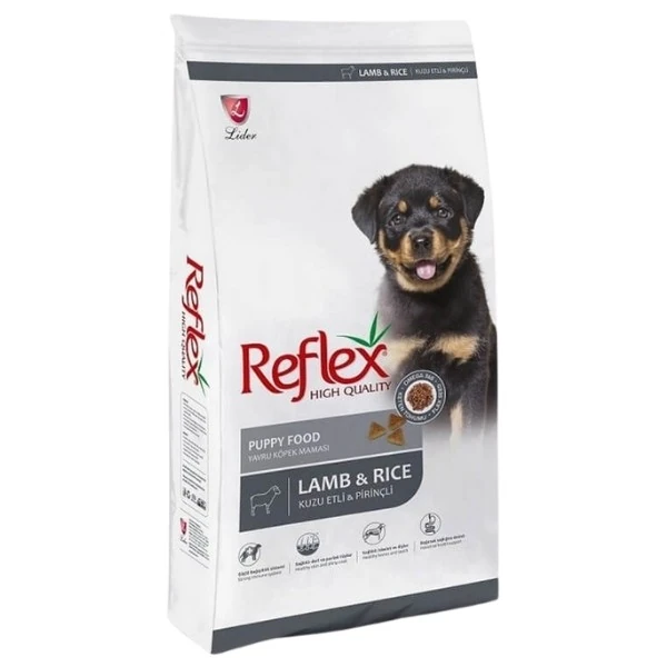 Reflex Puppy Kuzu Etli Yavru Köpek Maması - 15 Kg