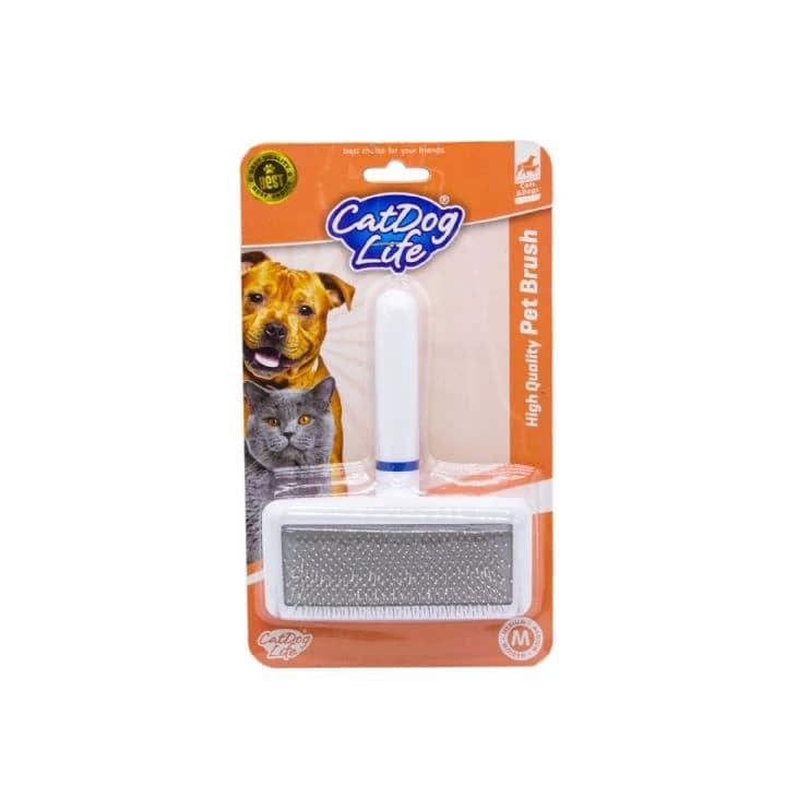 CatDog Life İnce Telli Kedi ve Köpek Tüy Tarama Fırçası Medium
