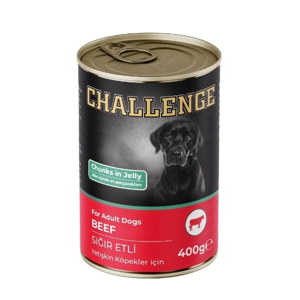 Challenge Sığır Etli Yetişkin Konserve Köpek Maması