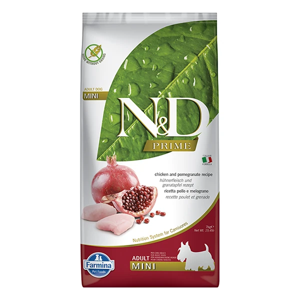 N&D Prime Tavuklu Küçük Irk Tahılsız Yavru Köpek Maması - 7 Kg