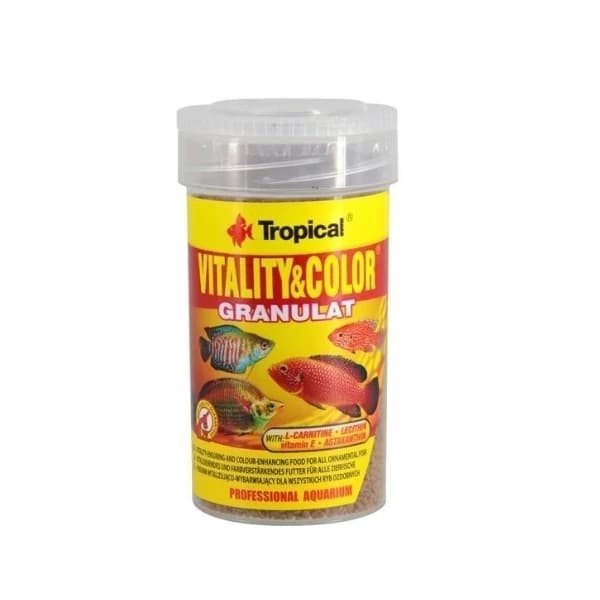 Tropical Vitality Color Granulat Tropikal Balıklar için Renklendirici Granül Balık Yemi