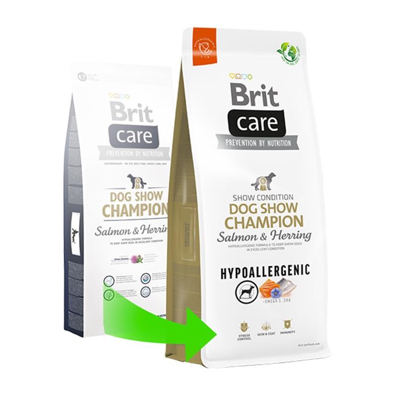 Brit Care Hypo-Allergenic Champion Somonlu ve Ringa Balıklı Yetişkin Köpek Maması