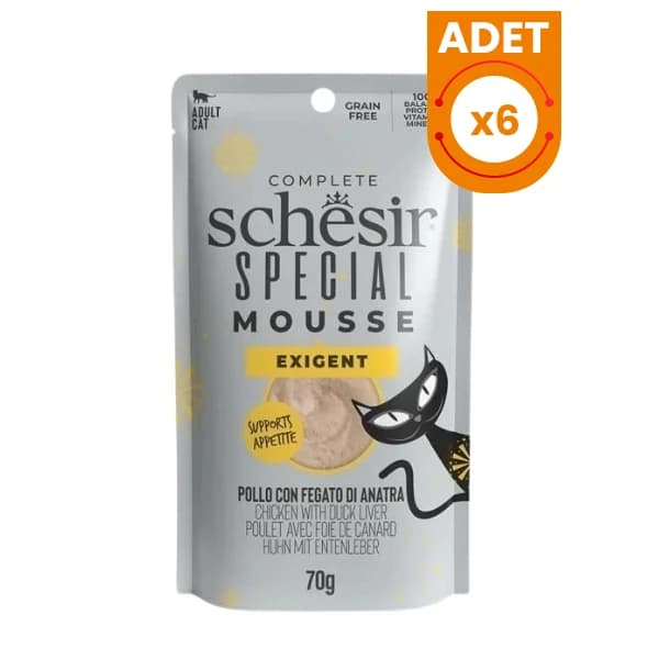 Schesir Special Mousse Chicken and Duck Liver Adult Wet Pouch
