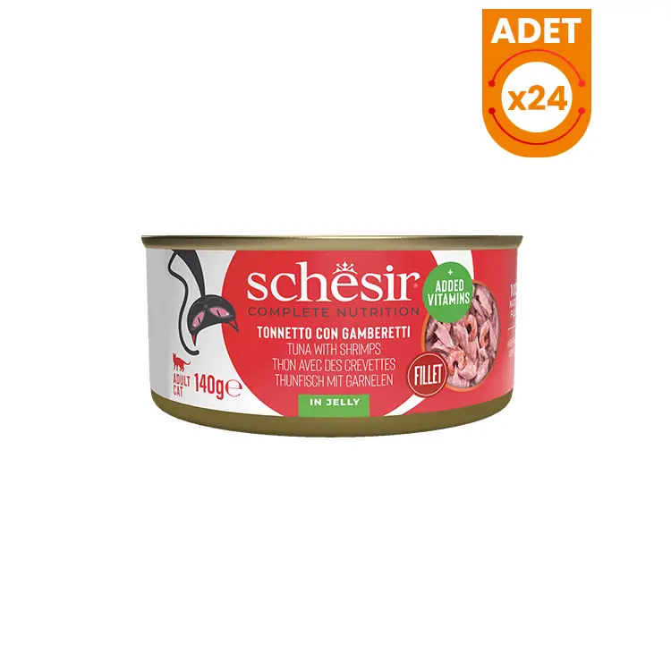 Schesir Adult Tuna and Shrimp in Jelly
