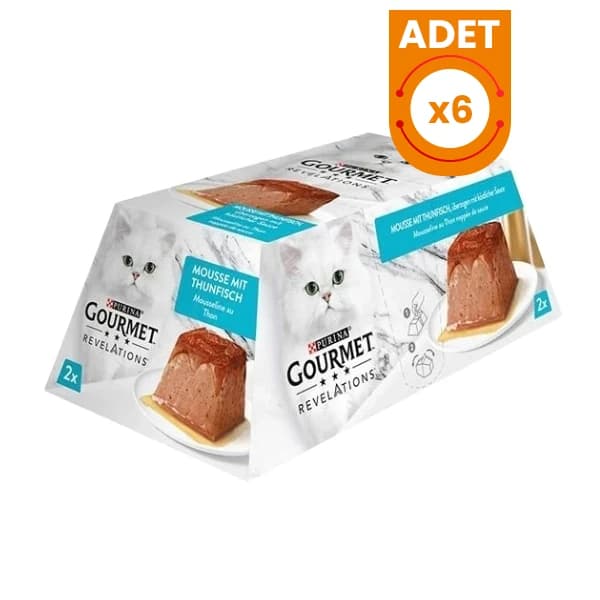 Gourmet Revelations Ton Balıklı Yetişkin Konserve Kedi Maması