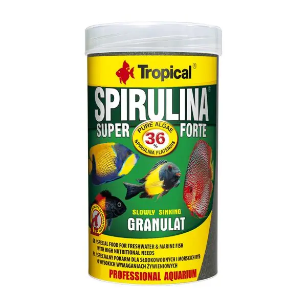 Tropical Super Spirulina Forte Granül Bitkisel Balık Yemi