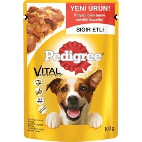 Pedigree Sığır Etli Konserve Yetişkin Köpek Maması