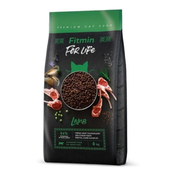 Fitmin For Life Kuzu Etli Yetişkin Kedi Maması - 8 Kg