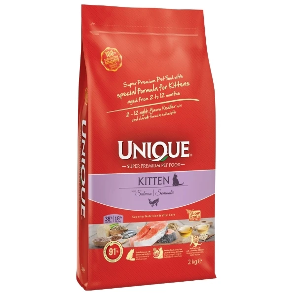 Unique Kitten Somonlu Yavru Kedi Maması - 2 Kg