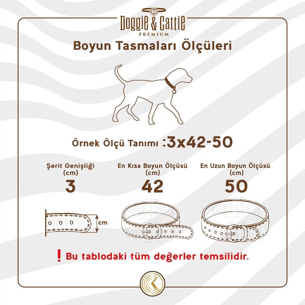 Doggie Yağlı Deri Boğma Köpek Eğitim Boyun Tasması