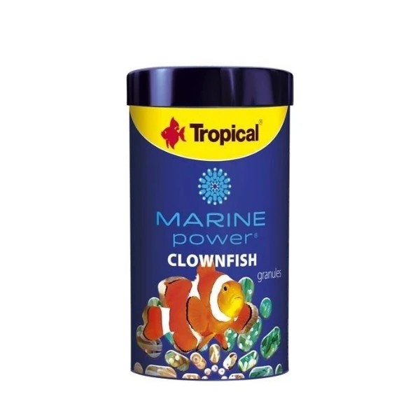 Tropical Marine Power Clownfish Granules Palyanço ve Deniz Balıkları için Balık Yemi