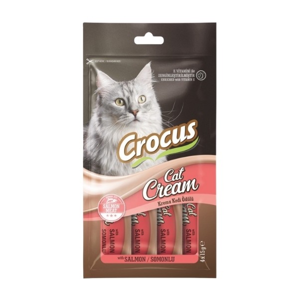 Crocus Somonlu Sıvı Kedi Ödül Maması