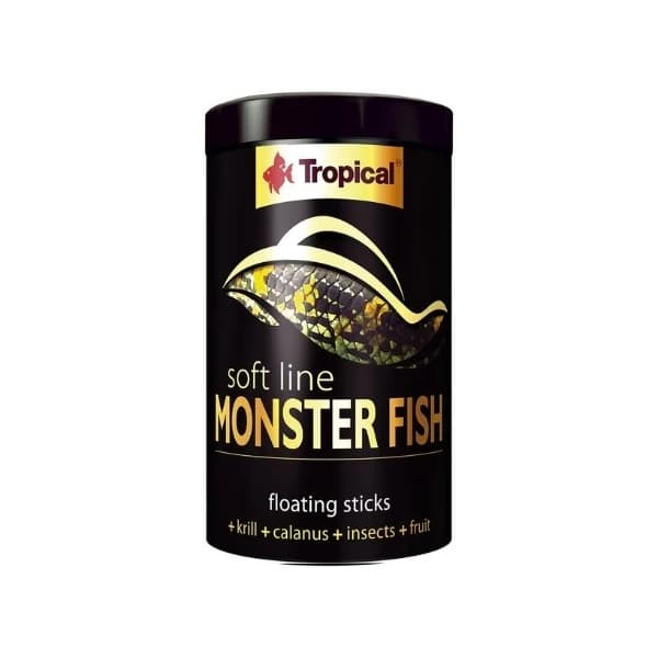 Tropical Softline Monster Fish Stick Büyük Etobur Balıklar için Çubuk Balık Yemi