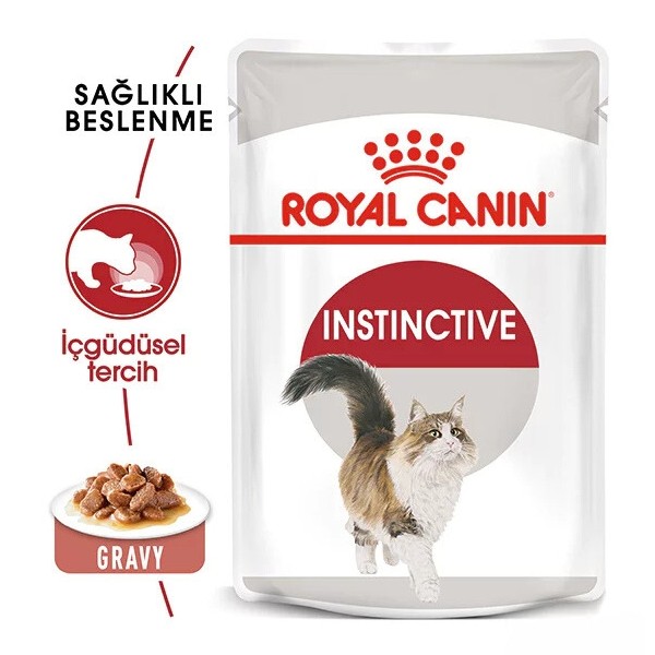 Royal Canin İnstinctive Gravy Pouch Konserve Kedi Maması