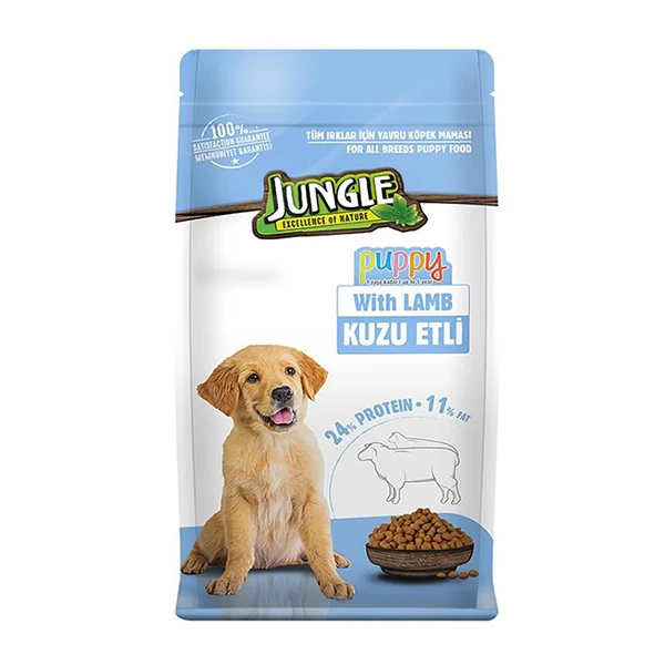 Jungle Kuzu Etli Yavru Köpek Maması