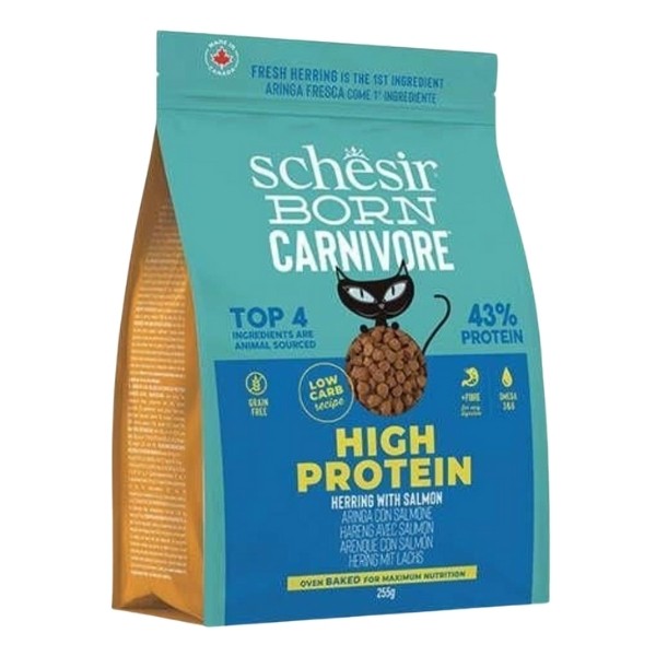 Schesir Born Carnivore Somonlu ve Ringa Balıklı Yetişkin Kedi Maması