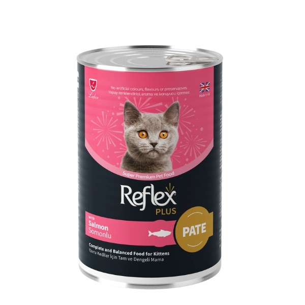 Reflex Plus Pate İçinde Somonlu Yavru Konserve Kedi Maması