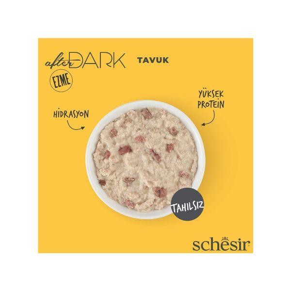 Schesir After Dark Pate Tavuklu Yetişkin Kedi Konservesi