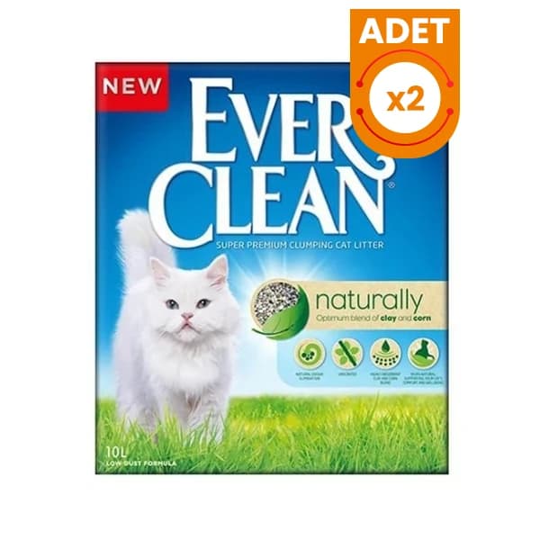 Ever Clean Naturally Parfümsüz Topaklanan Doğal Kedi Kumu