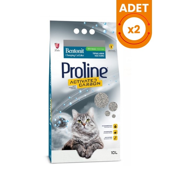 Proline Aktif Karbonlu Topaklanan Doğal Kedi Kumu