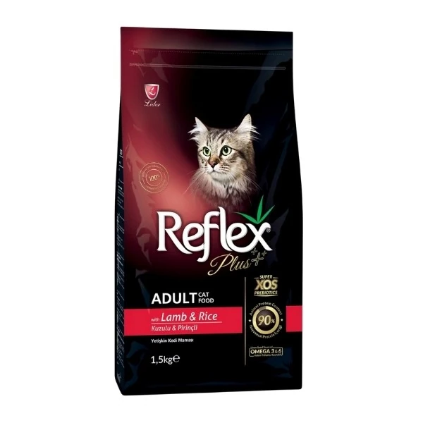 Reflex Plus Adult Kuzu ve Pirinçli Yetişkin Kedi Maması - 1.5 Kg