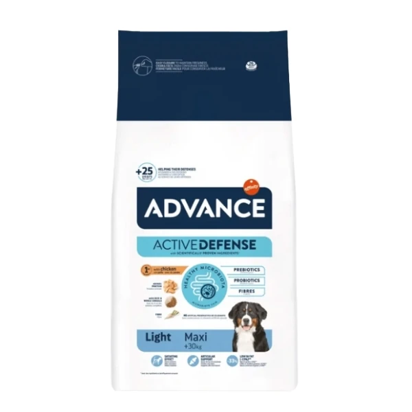 Advance Light Maxi Tavuklu Büyük Irk Diyet Köpek Maması - 14 Kg