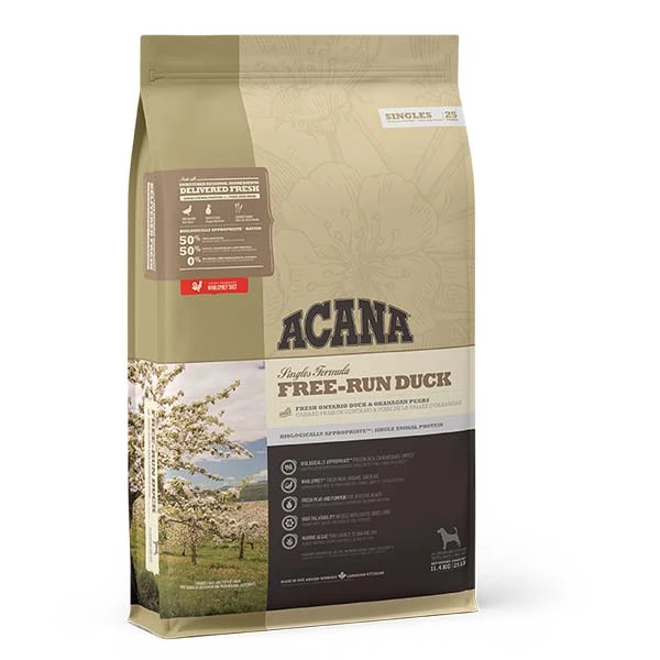 Acana Free-Run Duck Tahılsız Ördekli Yetişkin Köpek Maması - 11.4 Kg