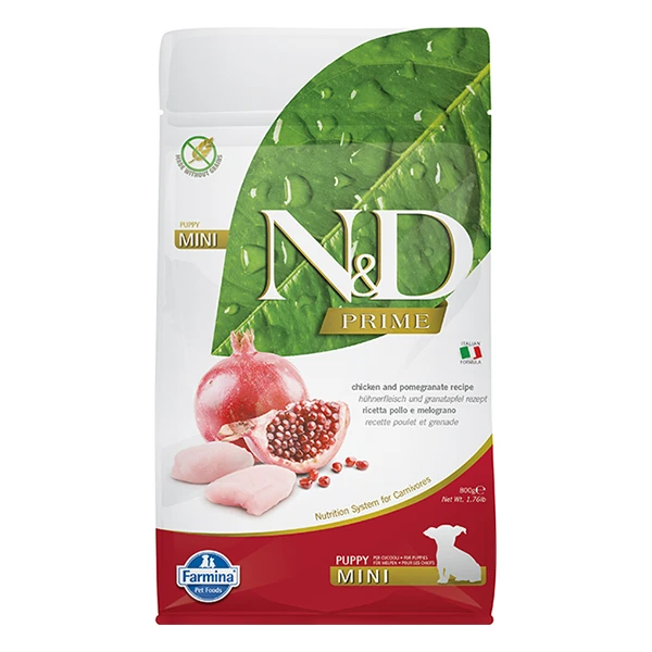 N&D Prime Tavuklu Küçük Irk Tahılsız Yavru Köpek Maması - 800 Gr