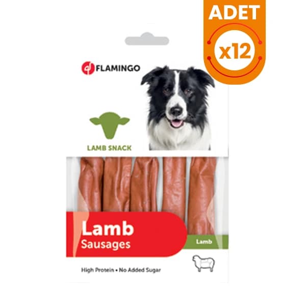 Flamingo Lamb Snack Kuzulu Sosis Köpek Ödül Maması
