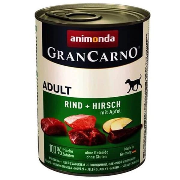 Animonda Gran Carno Sığır Etli Geyik ve Elmalı Yetişkin Köpek Konservesi {'id': '9fa12832-8924-4927-bbbf-d800a1f8819a', 'name': '400 Gr', 'colorCode': '', 'thumbnailImageId': '', 'variantTypeId': '18945b6d-6d24-4c6b-a056-22c5c19d018f'} {'id': '23834734-f148-4aba-bac6-965fdcaef74d', 'name': '24 Adet', 'colorCode': '', 'thumbnailImageId': '', 'variantTypeId': '9fdea2e5-dd25-4cce-b6e6-eaf819769ee6'}