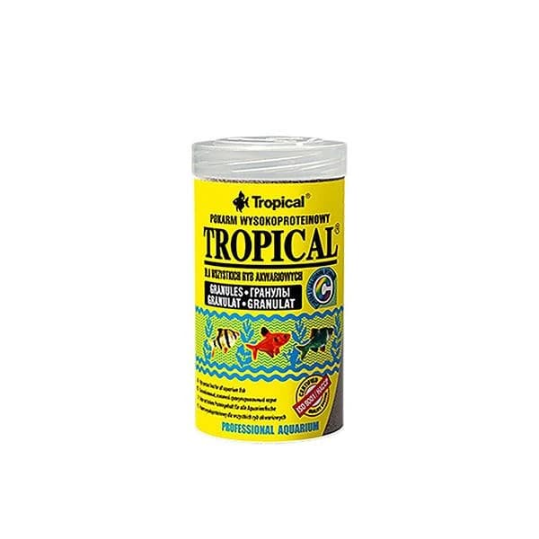 Tropical Granulat Yüksek Proteinli Granül Balık Yemi
