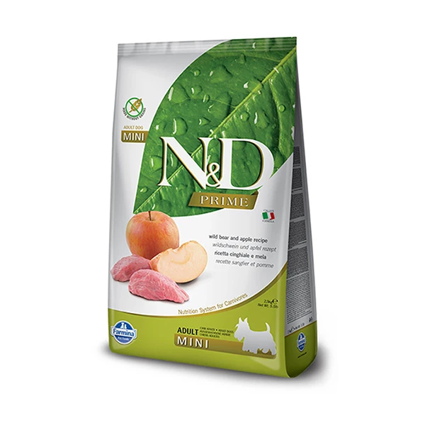 N&D Prime Domuzlu ve Elmalı Küçük Irk Köpek Maması - 7 Kg