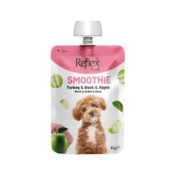 Reflex Plus Smoothie Hindi Etli Ördekli ve Elmalı Sıvı Yetişkin Köpek Ödül Maması