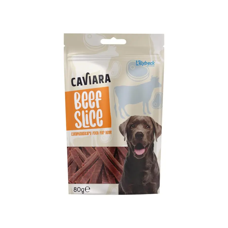 Caviara Kurutulmuş Sığır Dilim Köpek Ödül Maması