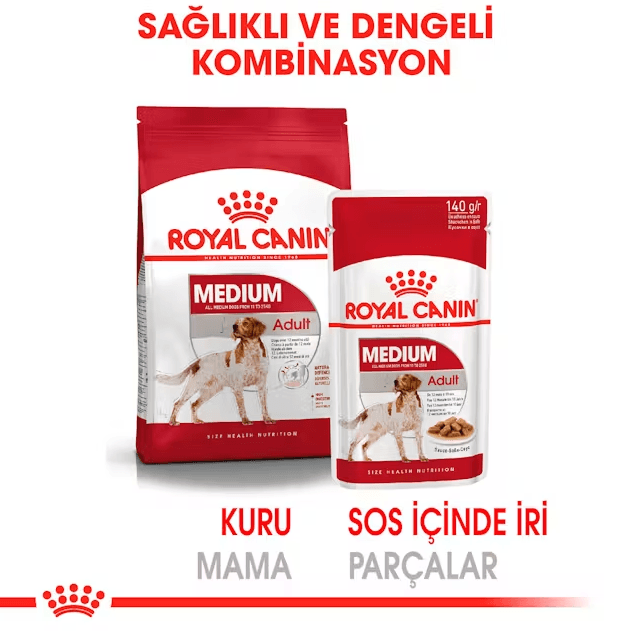 Royal Canin Medium Adult Gravy Yetişkin Konserve Köpek Maması