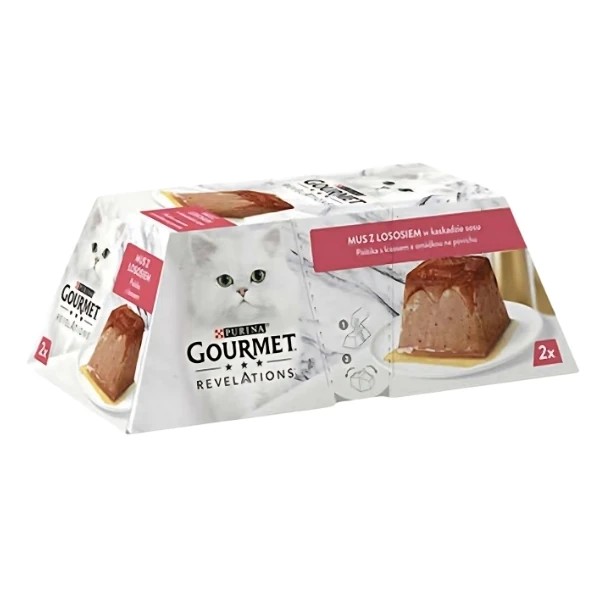Gourmet Revelations Somon Balıklı Yetişkin Konserve Kedi Maması