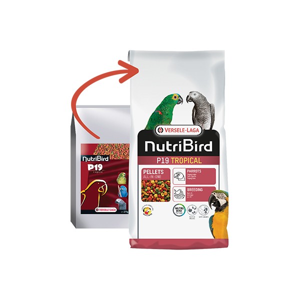 Versele Laga Nutribird P19 Tropical Pelet Papağan Yemi