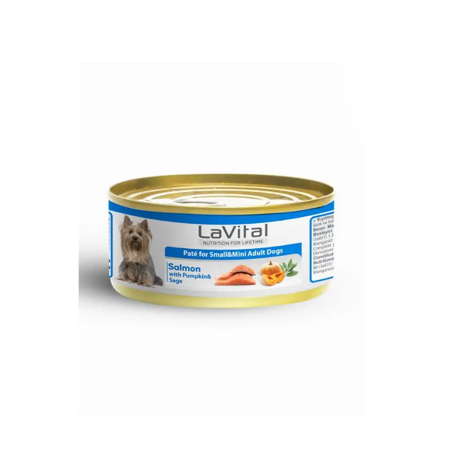 LaVital Somonlu Bal Kabaklı ve Ada Çaylı Küçük Irk Yetişkin Köpek Konservesi