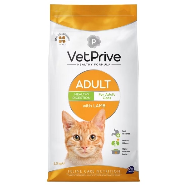 Vet Prive Kuzu Etli Yetişkin Kedi Maması