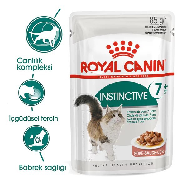 Royal Canin İnstinctive +7 Pouch Yaşlı Konserve Kedi Maması