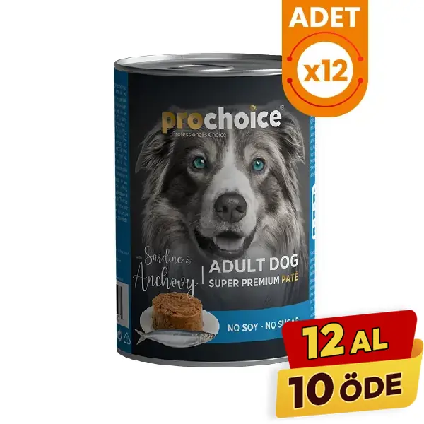Pro Choice Adult Sardunya ve Hamsili Yetişkin Köpek Konservesi