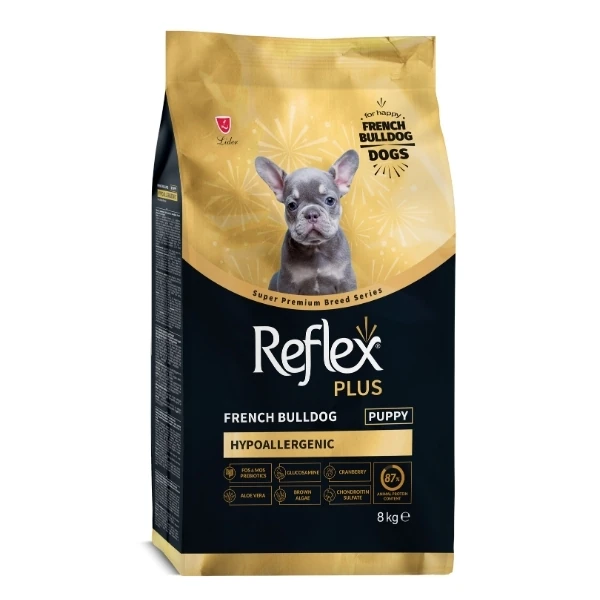 Reflex Plus French Bulldog Hypoallergenic Tavuklu Yavru Köpek Maması